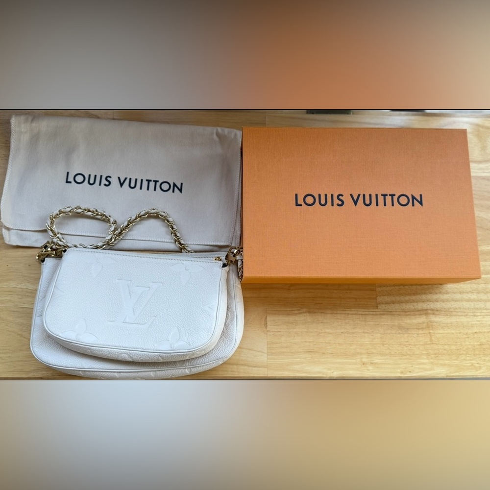 Louis Vuitton Monogram Empreinte Multi Pochette Accessoires M46568 Shoulder Bag